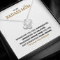 Gift for "To My Badass Mom" Knot Necklace