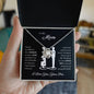Gift for Mom "You Are Loved" Knot Necklace