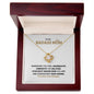 Gift for "To My Badass Mom" Knot Necklace