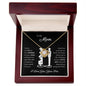 Gift for Mom "You Are Loved" Knot Necklace
