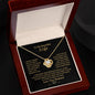Gift for Wife "I Can't Live Without You" Knot Necklace
