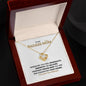 Gift for "To My Badass Mom" Knot Necklace