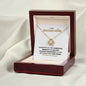 Gift for "To My Badass Mom" Knot Necklace