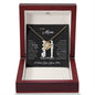 Gift for Mom "You Are Loved" Knot Necklace